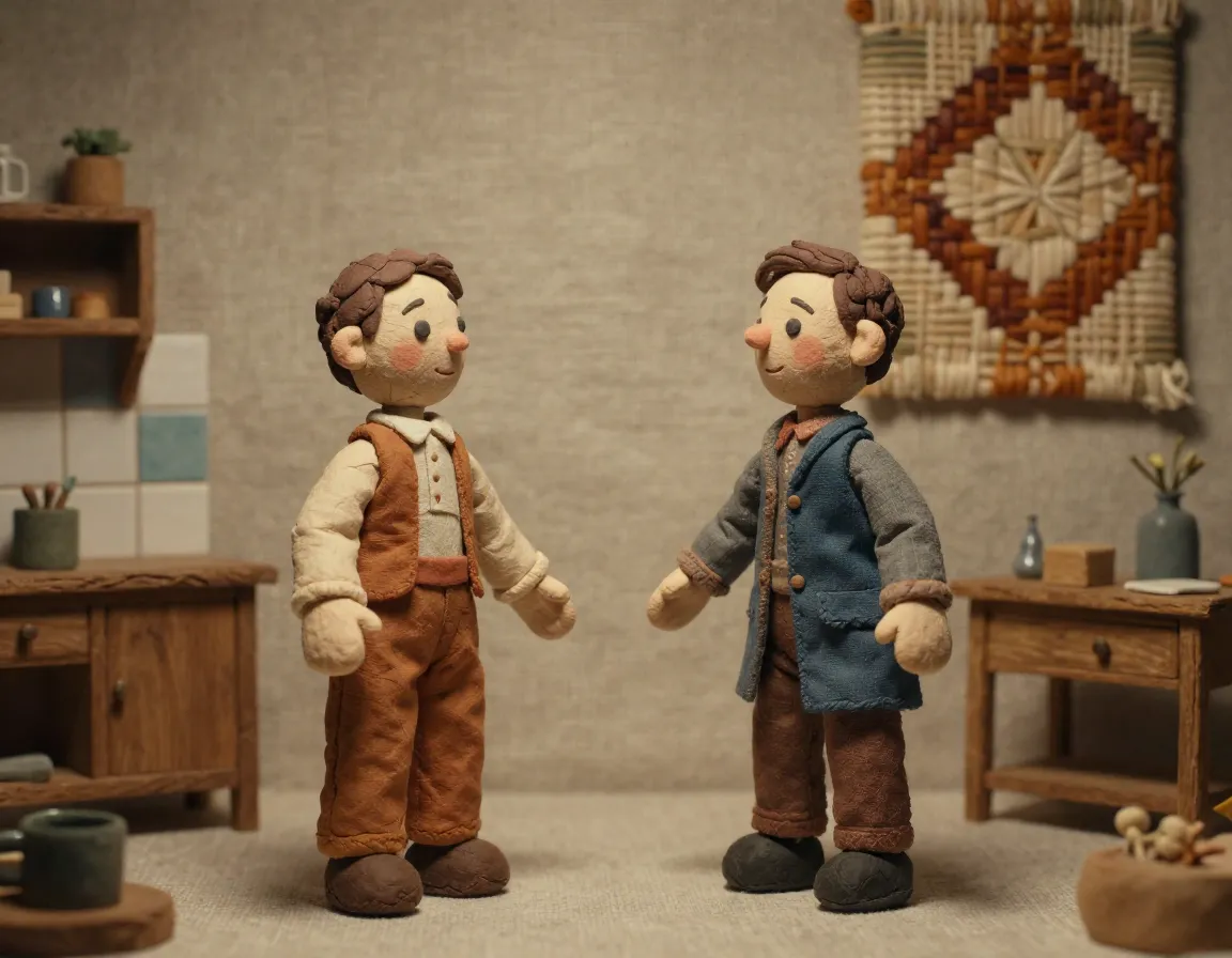 Handwoven textile wall art contemporary design